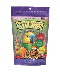 284g Lafeber NutriBerries Sunny Orchard Complete Parrot Food